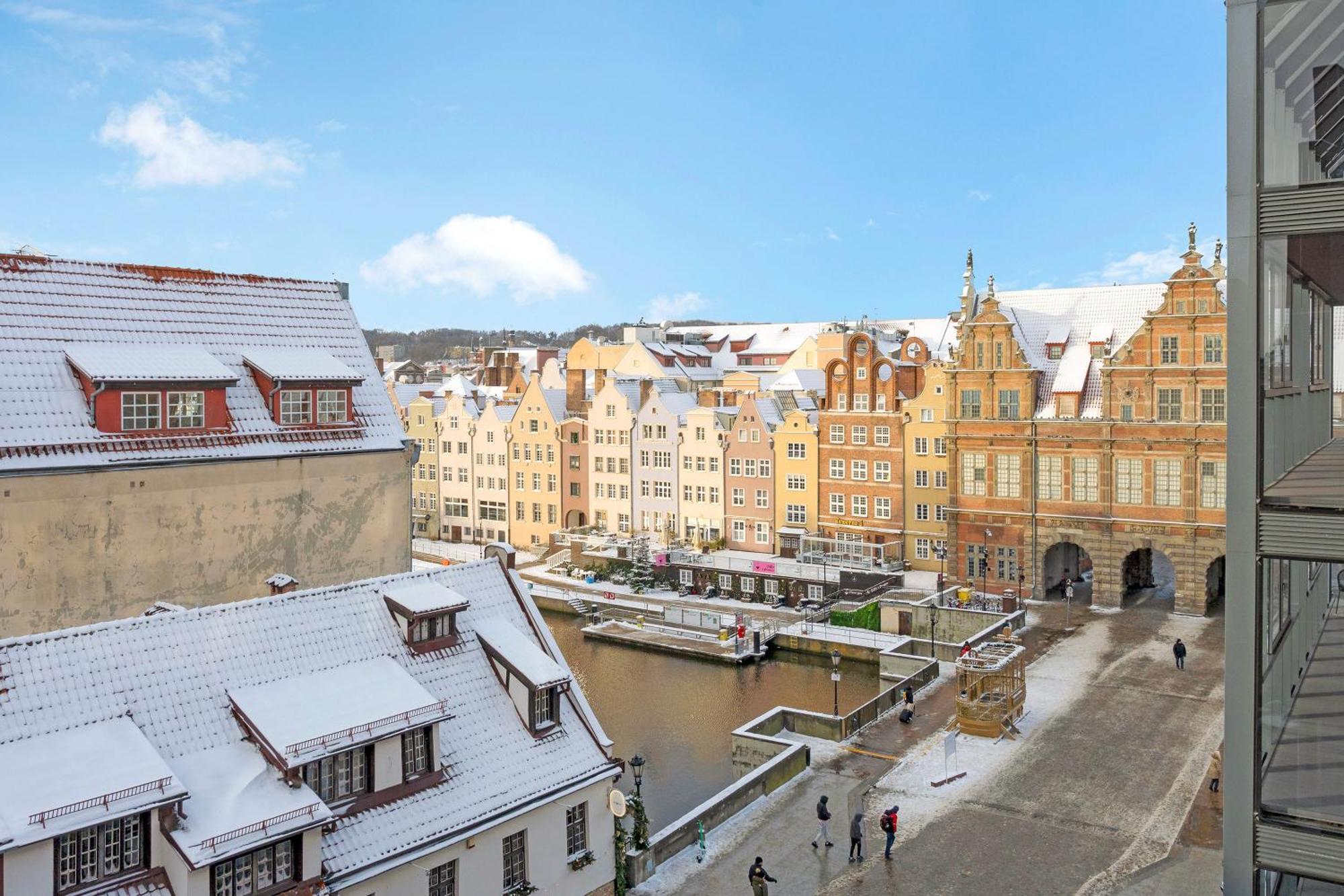 Deo Plaza Riverside & Radisson Spa By Downtown Apartments Gdańsk Exteriör bild