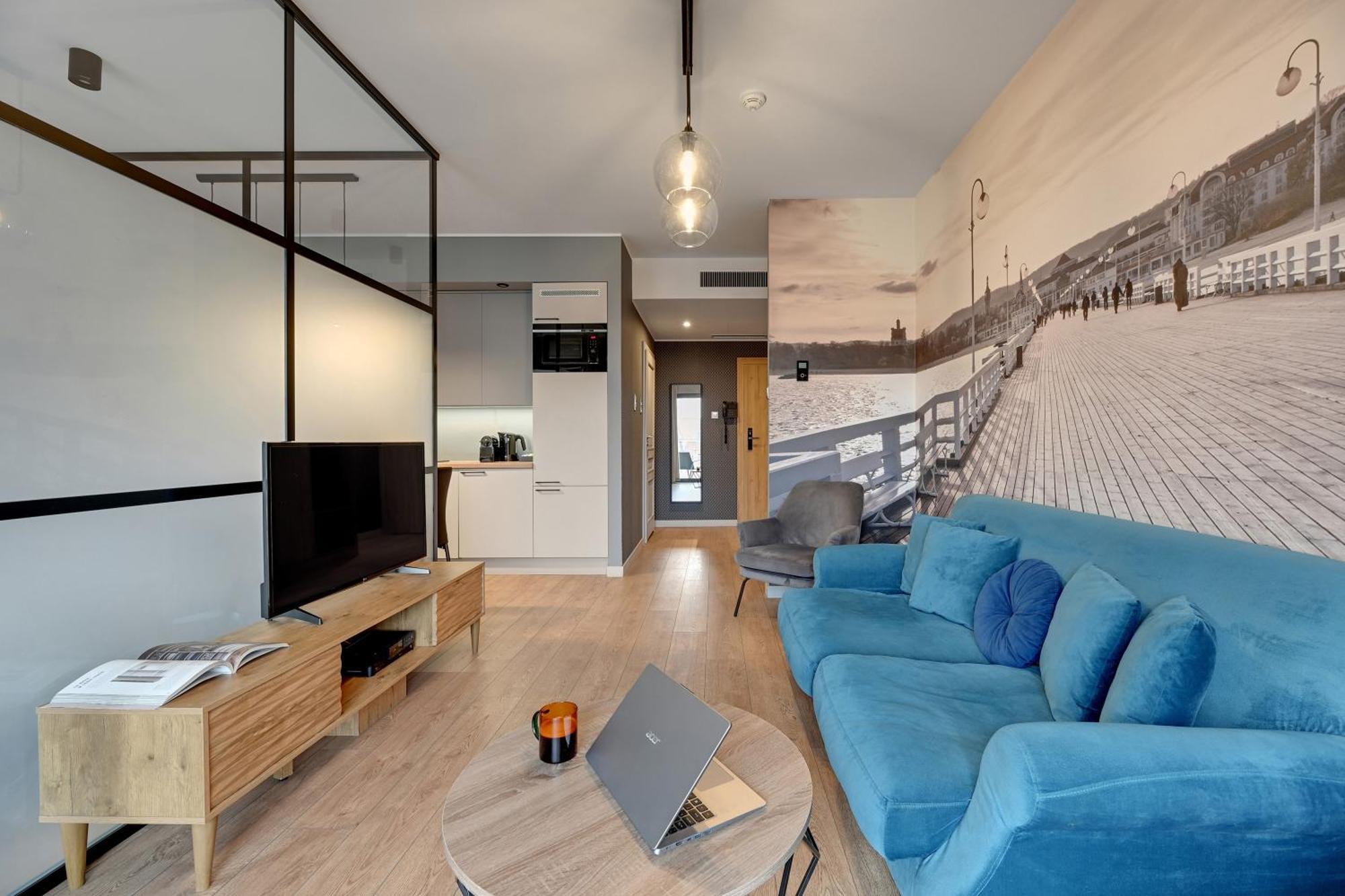 Deo Plaza Riverside & Radisson Spa By Downtown Apartments Gdańsk Rum bild