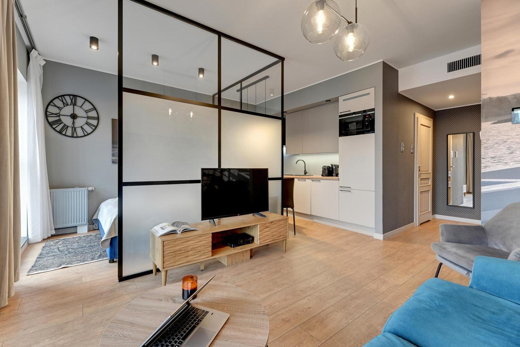 Deo Plaza Riverside & Radisson Spa By Downtown Apartments Gdańsk Rum bild