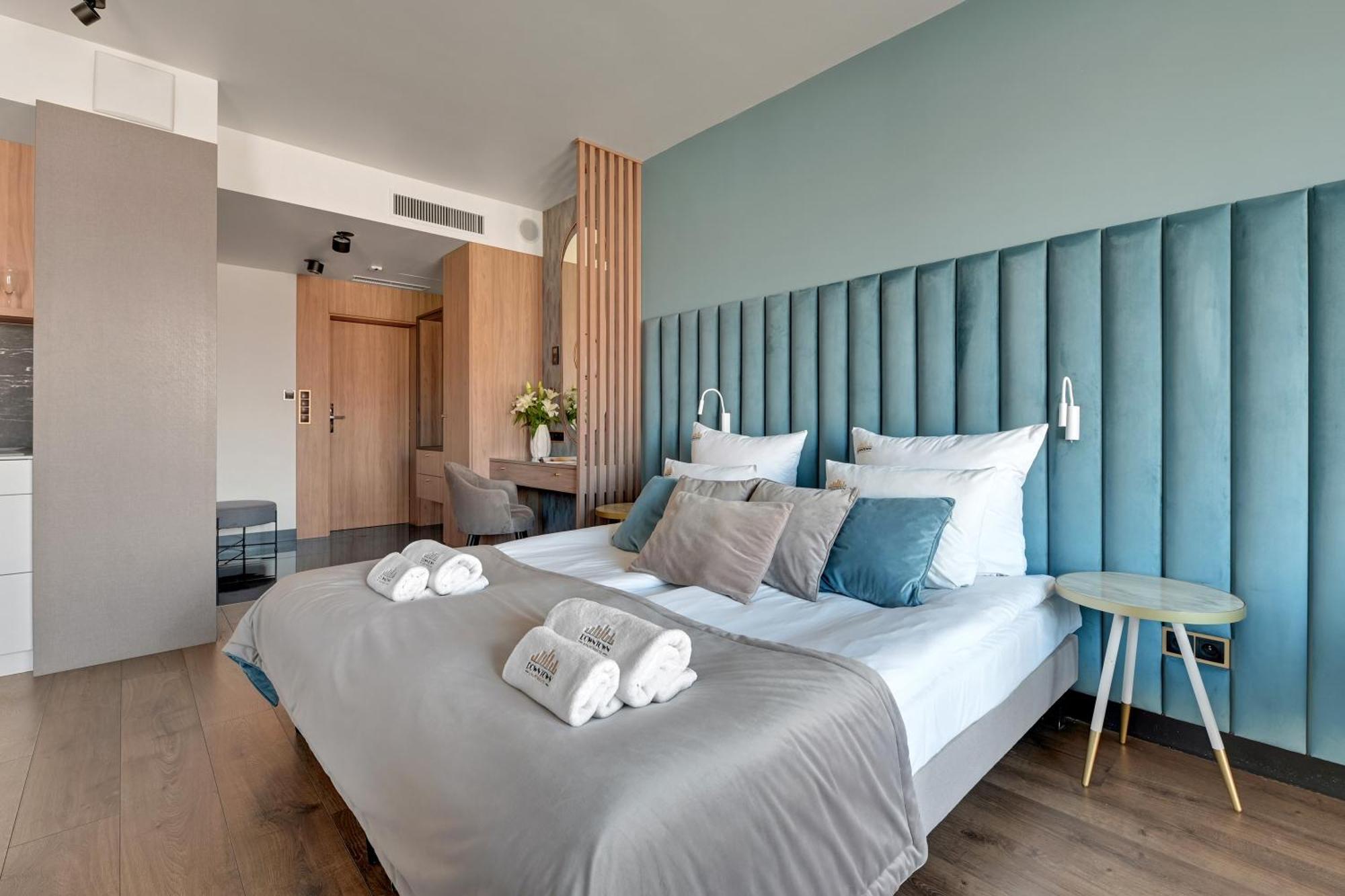 Deo Plaza Riverside & Radisson Spa By Downtown Apartments Gdańsk Rum bild