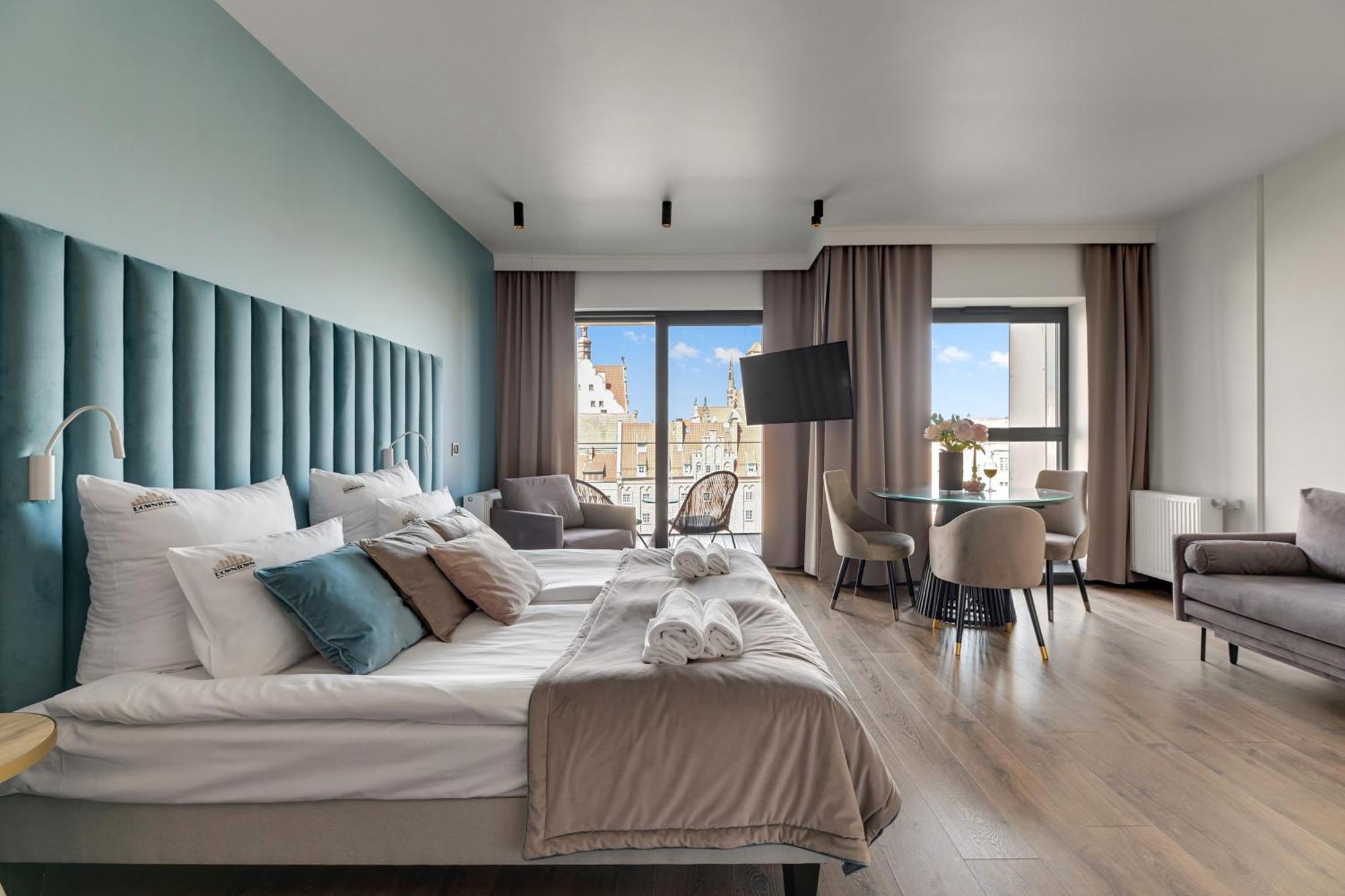 Deo Plaza Riverside & Radisson Spa By Downtown Apartments Gdańsk Rum bild