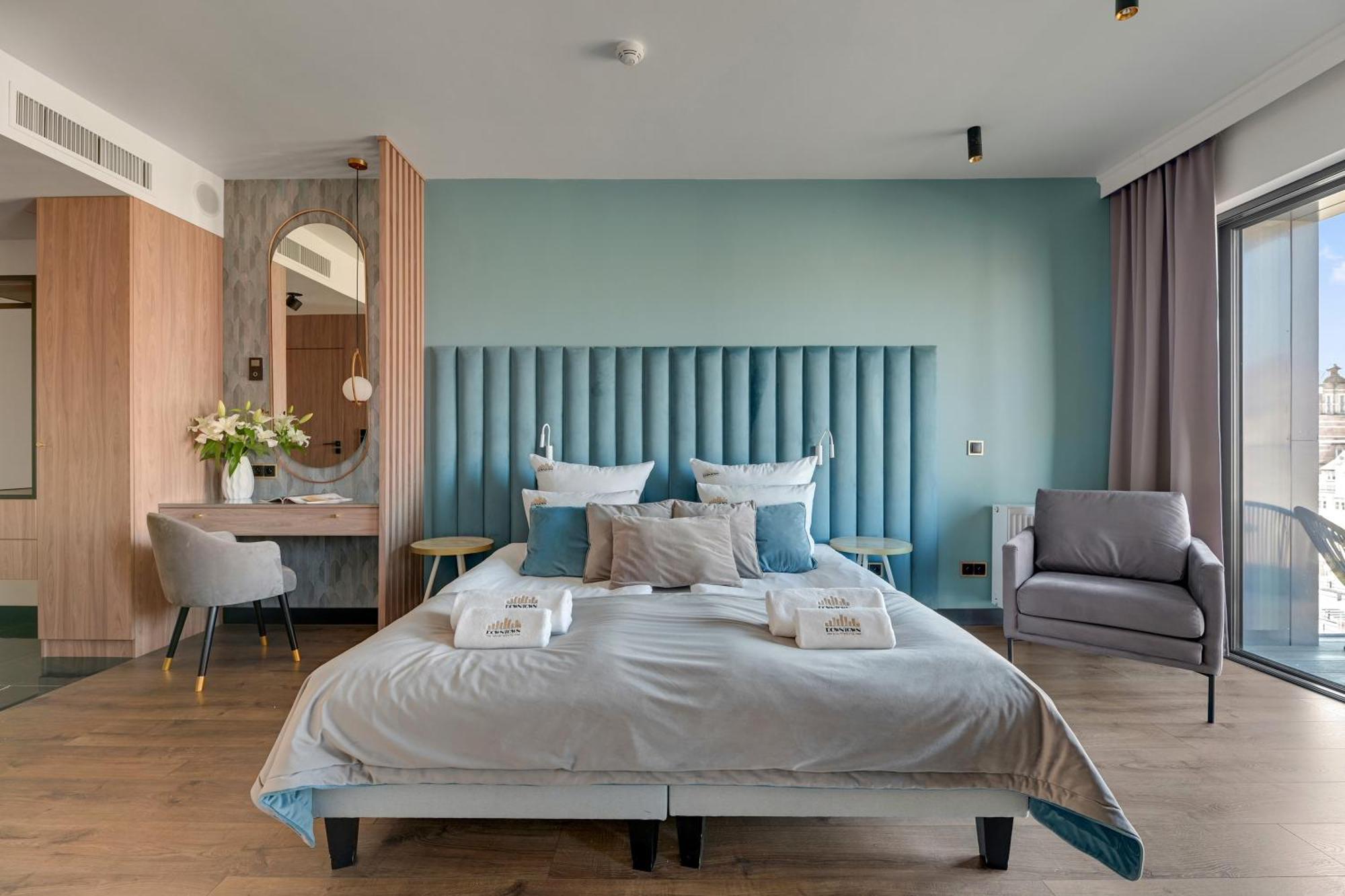 Deo Plaza Riverside & Radisson Spa By Downtown Apartments Gdańsk Rum bild