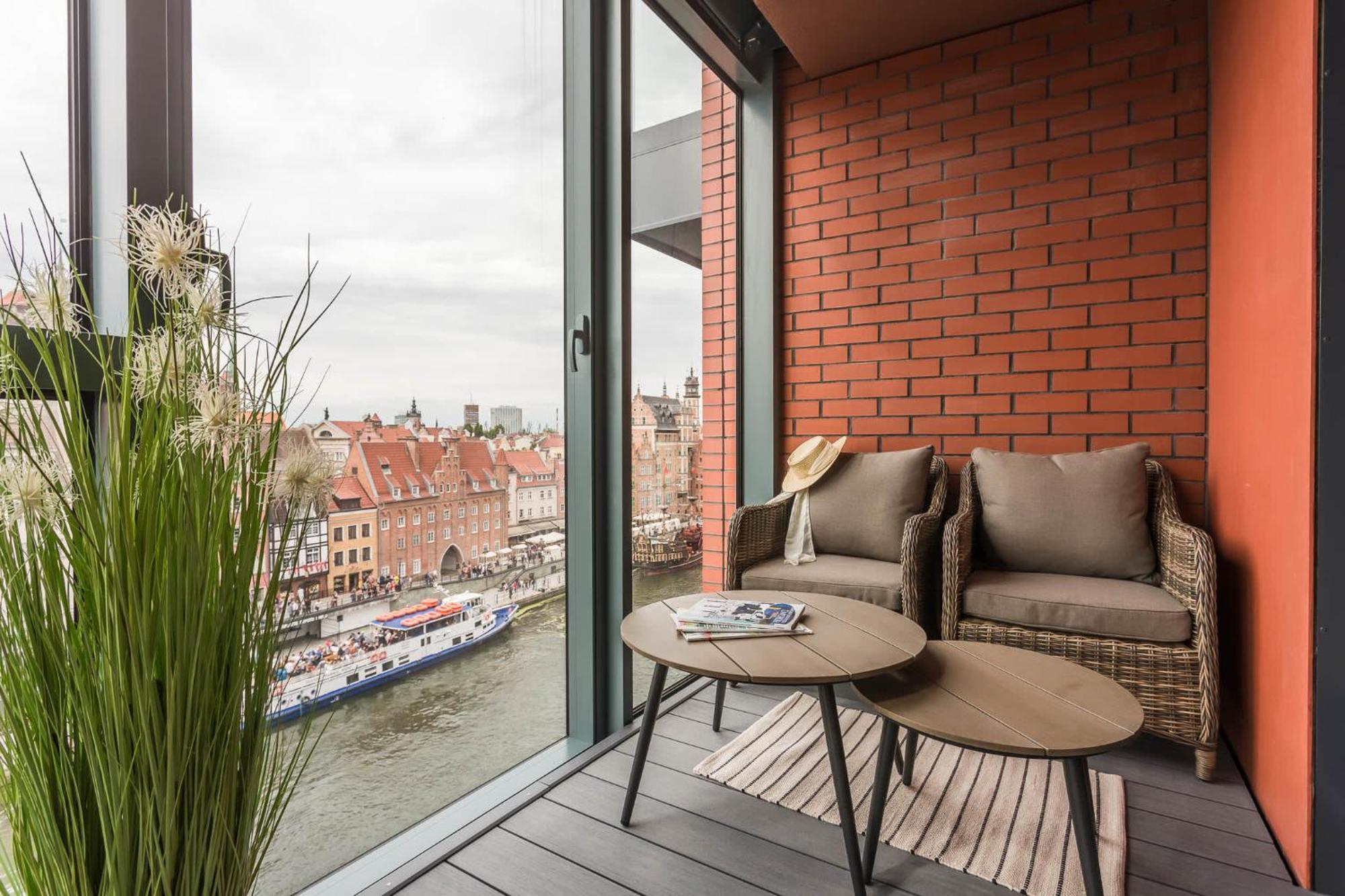Deo Plaza Riverside & Radisson Spa By Downtown Apartments Gdańsk Rum bild