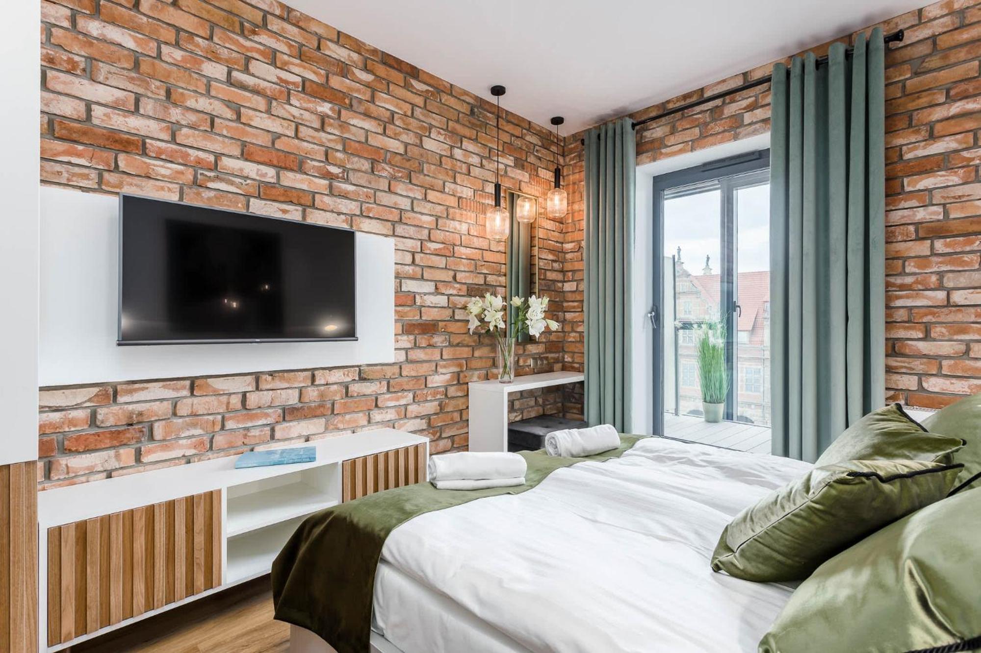 Deo Plaza Riverside & Radisson Spa By Downtown Apartments Gdańsk Rum bild